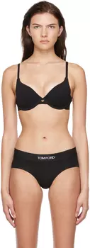 Черный бюстгальтер на косточках TOM FORD