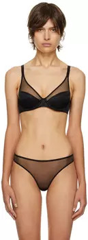 Черный бюстгальтер на счастье Agent Provocateur