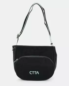 Черный чехол через плечо из искусственной кожи Caminatta