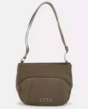 Черный чехол через плечо из искусственной кожи Caminatta, светло-коричневый