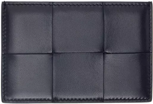 Черный чехол для кредитных карт Bottega Veneta