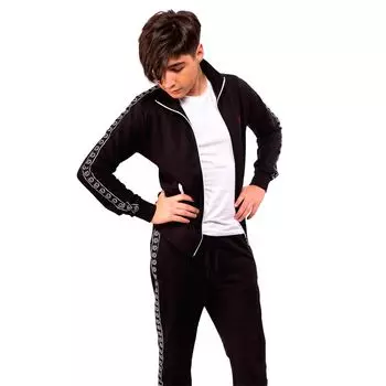 Черный/черный мужской спортивный костюм Fergana