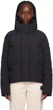Черный - Черный пуховик Black Label Junction Canada Goose