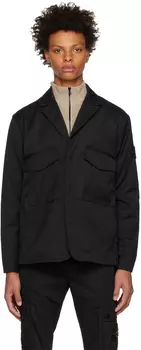Черный деловой пиджак Stone Island
