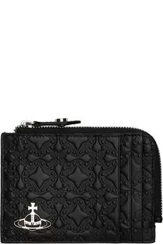 Черный держатель для карт на молнии Vivienne Westwood