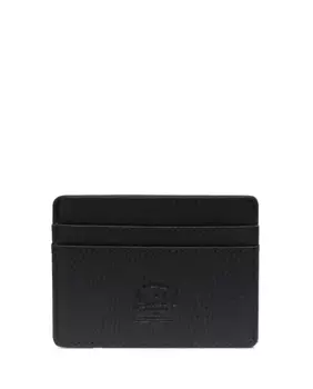 Черный держатель для карт унисекс из веганской кожи Herschel, чёрный