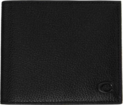 Черный двойной бумажник Coach 1941