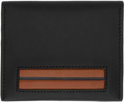 Черный двойной держатель для карт ZEGNA