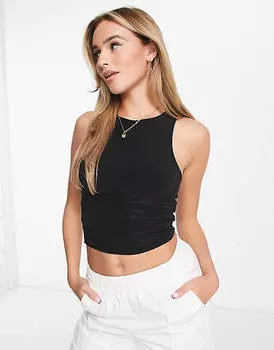 Черный двухслойный жилет-гонщик ASOS DESIGN