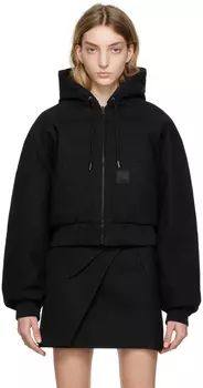 Черный двусторонний бомбер Carhartt Edition WIP с кулиской WARDROBE.NYC