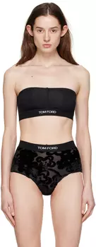 Черный фирменный бюстгальтер TOM FORD