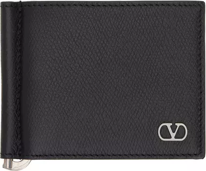 Черный фирменный кошелек VLogo Valentino Garavani