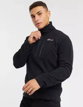 Черный флис на молнии 1/4 Berghaus Prism
