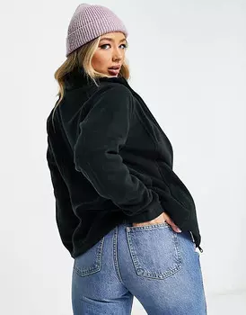 Черный флисовый флис на молнии Columbia Benton Springs