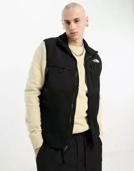 Черный флисовый жилет The North Face Denali Polartec