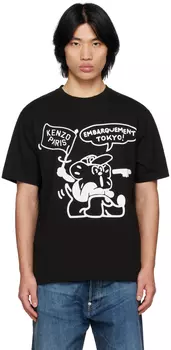 Черный - Футболка Kenzo Paris Boke Boy Travels