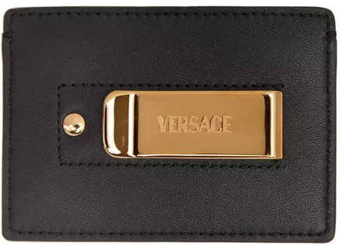 Черный футляр для карт Medusa Versace