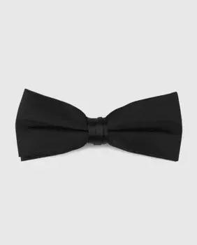 Черный галстук-бабочка со скользящим узлом Emidio Tucci, черный