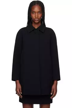 Черный гобойный плащ Max Mara
