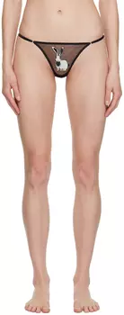 черный год кролика стринги Fleur du Mal