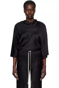 Черный голливудский цилиндрический топ Rick Owens