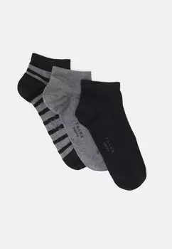 черный Happy Giftbox 3-Pack повседневные повседневные носки FALKE