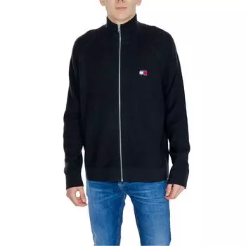 Черный хлопковый кардиган Tommy Jeans