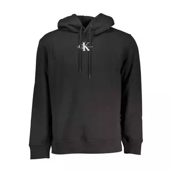Черный хлопковый мужской свитер Calvin Klein