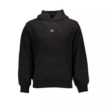 Черный хлопковый мужской свитер Calvin Klein