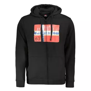 Черный хлопковый мужской свитер Geographical Norway