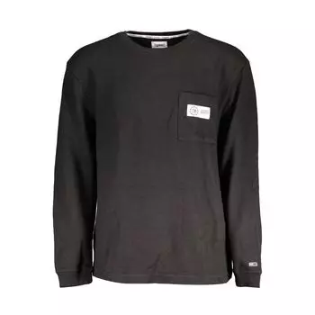 Черный хлопковый мужской свитер Tommy Hilfiger