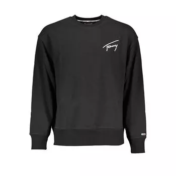 Черный хлопковый мужской свитер Tommy Hilfiger