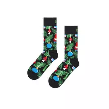 Черный хлопковый носок Happy Socks