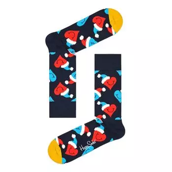 Черный хлопковый носок Happy Socks