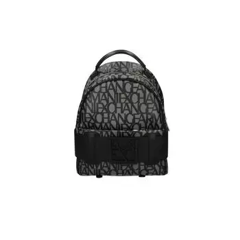 Черный хлопковый рюкзак Armani Exchange