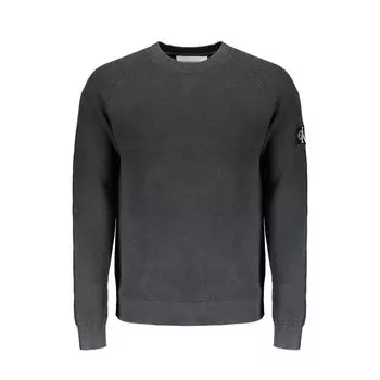 Черный хлопковый свитер Calvin Klein