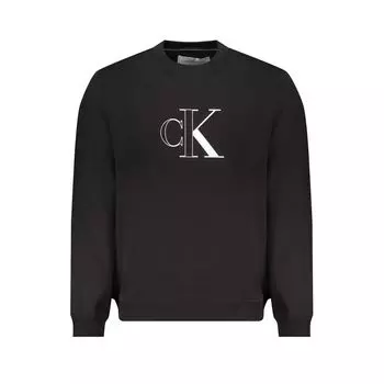 Черный хлопковый свитер Calvin Klein