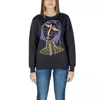 Черный хлопковый свитер Desigual