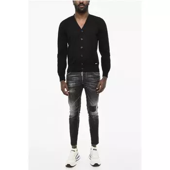 Черный хлопковый свитер Dsquared2, Black