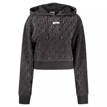 Черный хлопковый свитер Guess Shoes