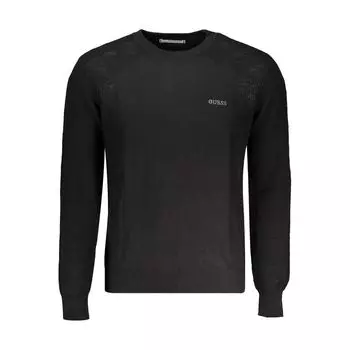 Черный хлопковый свитер Guess Shoes