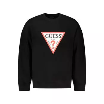 Черный хлопковый свитер Guess Shoes