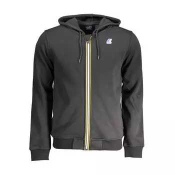 Черный хлопковый свитер K-Way