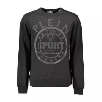 Черный хлопковый свитер Plein Sport