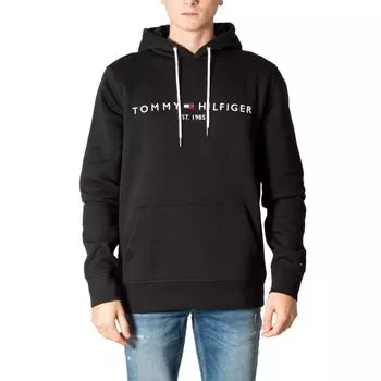 Черный хлопковый свитер Tommy Hilfiger