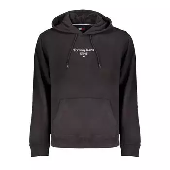 Черный хлопковый свитер Tommy Hilfiger