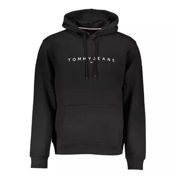 Черный хлопковый свитер Tommy Hilfiger