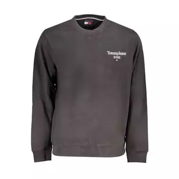 Черный хлопковый свитер Tommy Hilfiger