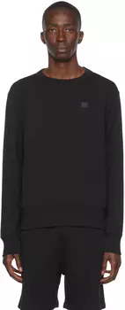 Черный хлопковый свитшот Acne Studios