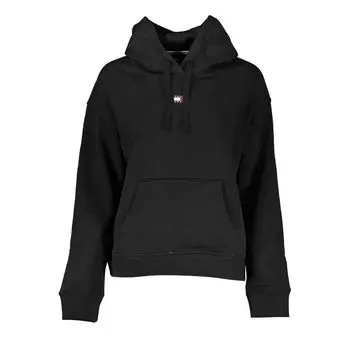 Черный хлопковый женский свитер Tommy Hilfiger